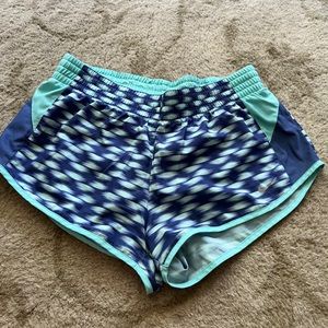 Checkered (blue/purple) Nike Dri Fit Athletic Shorts - Size Medium